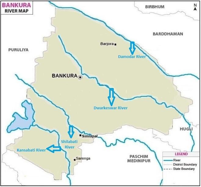 Bankura river map from the company profile