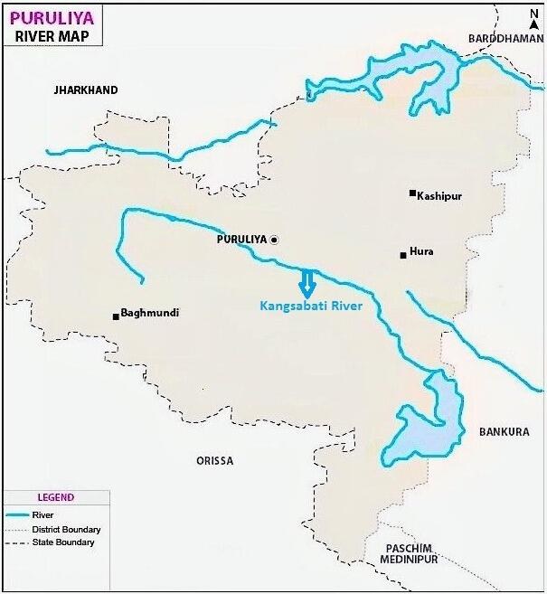 Purulia river map from the company profile